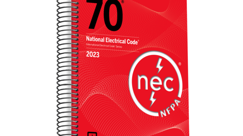 2023 National Electrical Code Book